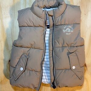 Baby vest C&A size 18-24 months light brown